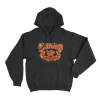 Burnin Up Vintage Flames Unisex Hoodie Black
