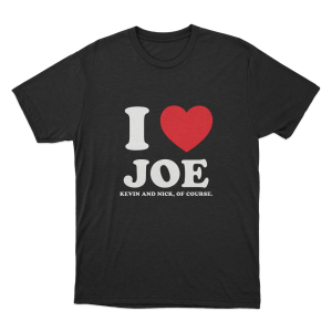I Love Joe Unisex T Shirt Black