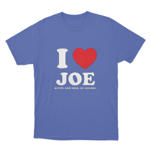I Love Joe Unisex T Shirt Blue