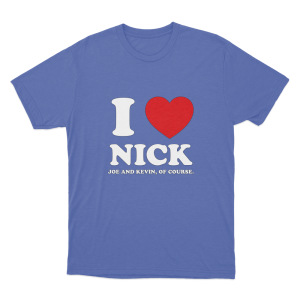 I Love Nick Unisex T Shirt Blue