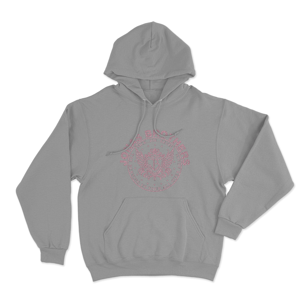 JB Crest Unisex Hoodie Grey JB Crest Unisex Hoodie Grey