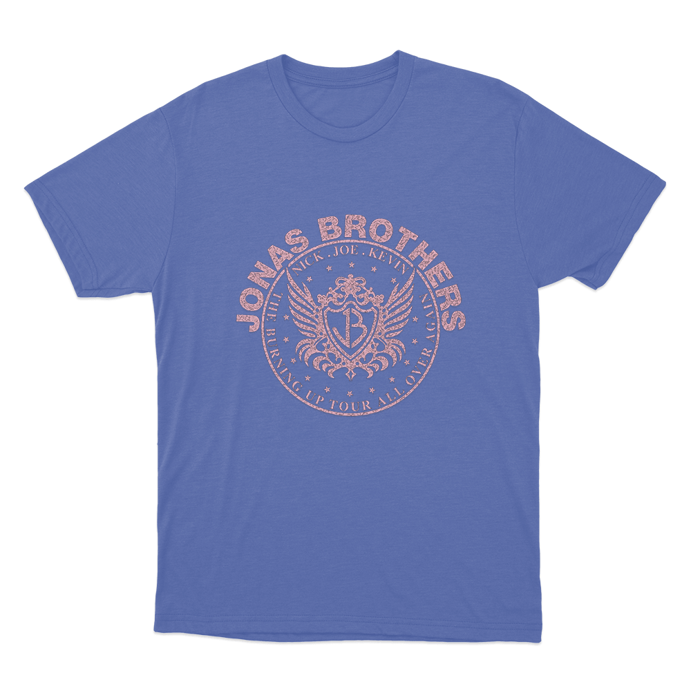 JB Crest Unisex T Shirt Blue JB Crest Unisex T Shirt Blue