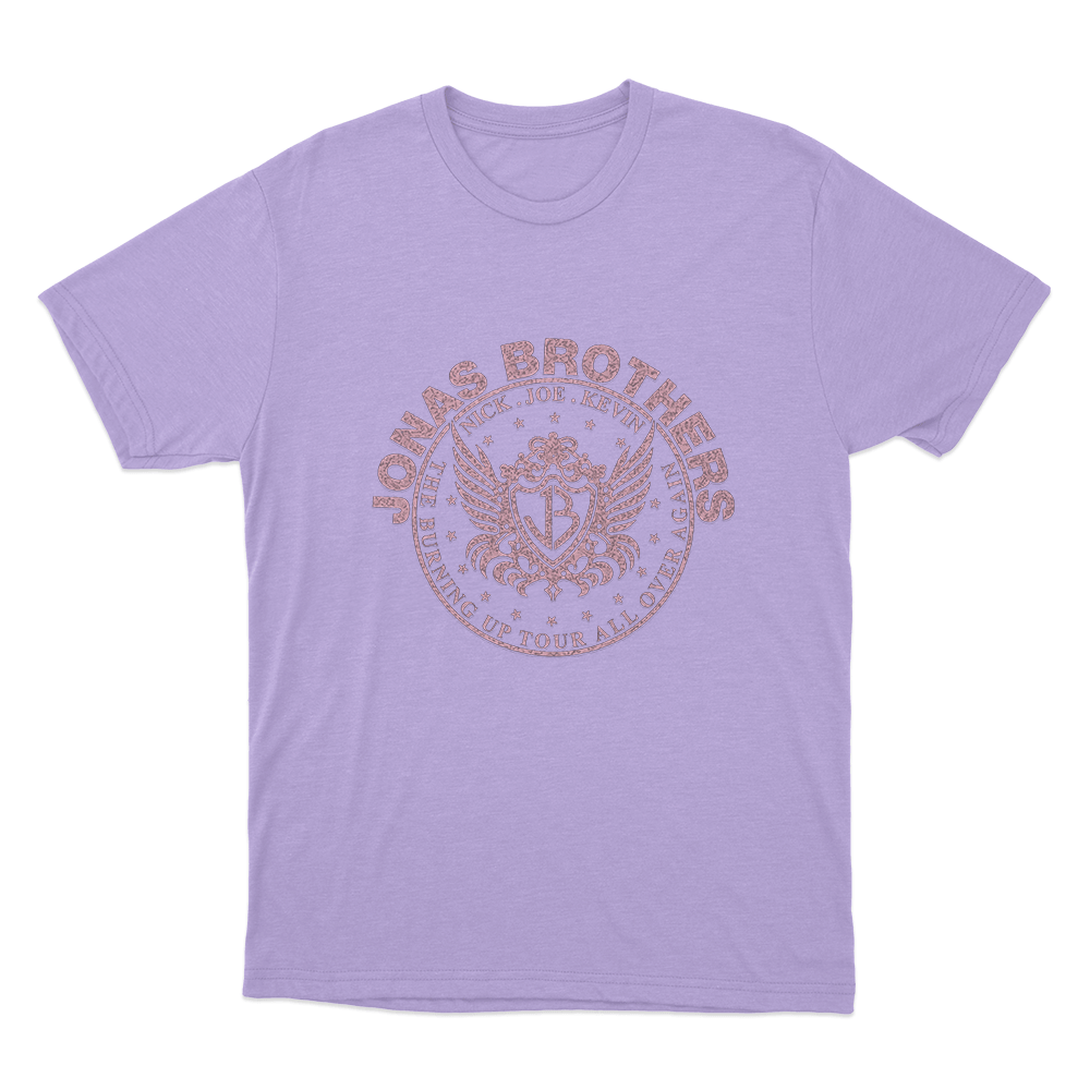 JB Crest Unisex T Shirt Purple JB Crest Unisex T Shirt Purple