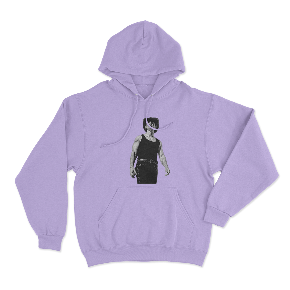 Joe Portrait Unisex Hoodie Purple Joe Portrait Unisex Hoodie Purple