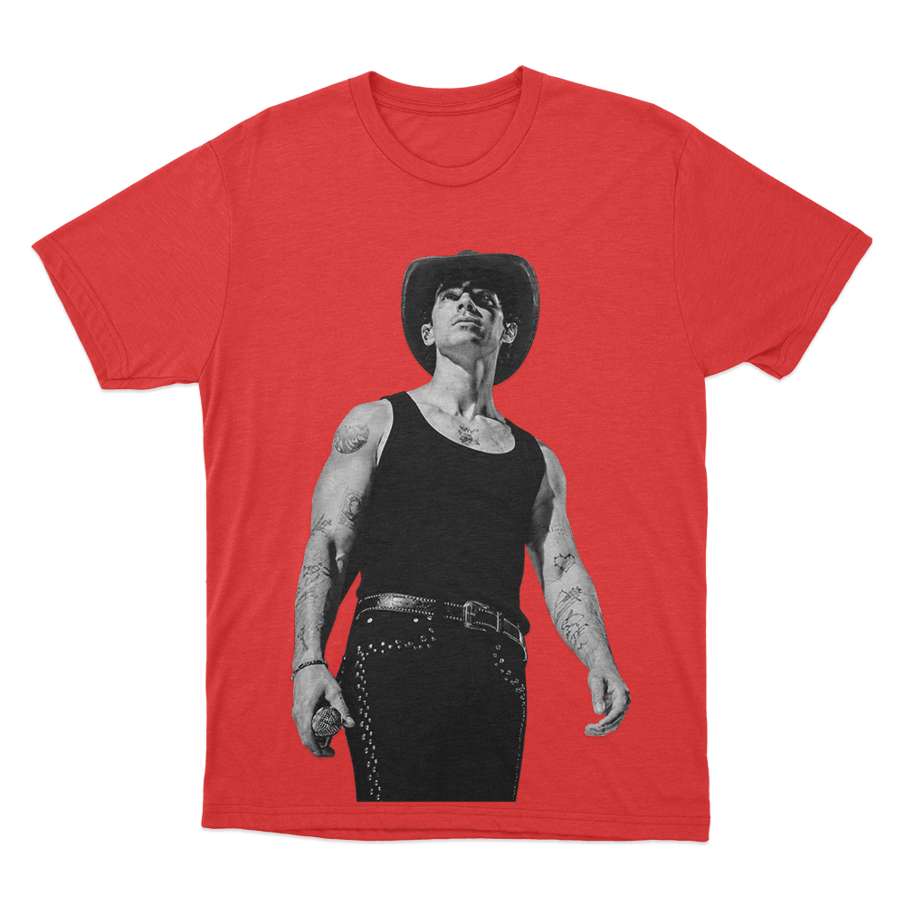 Joe Portrait Unisex T Shirt Red Joe Portrait Unisex T Shirt Red