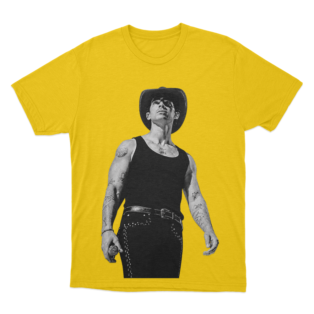 Joe Portrait Unisex T Shirt Yellow Joe Portrait Unisex T Shirt Yellow