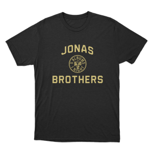 Jonas Brothers Emblem Unisex T Shirt Black