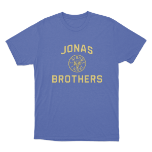 Jonas Brothers Emblem Unisex T Shirt Blue