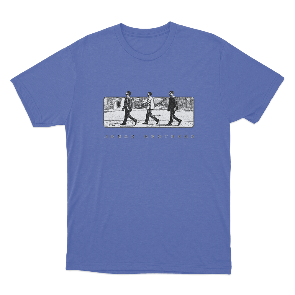 Jonas Road Tour Unisex T Shirt Blue Jonas Road Tour Unisex T Shirt Blue