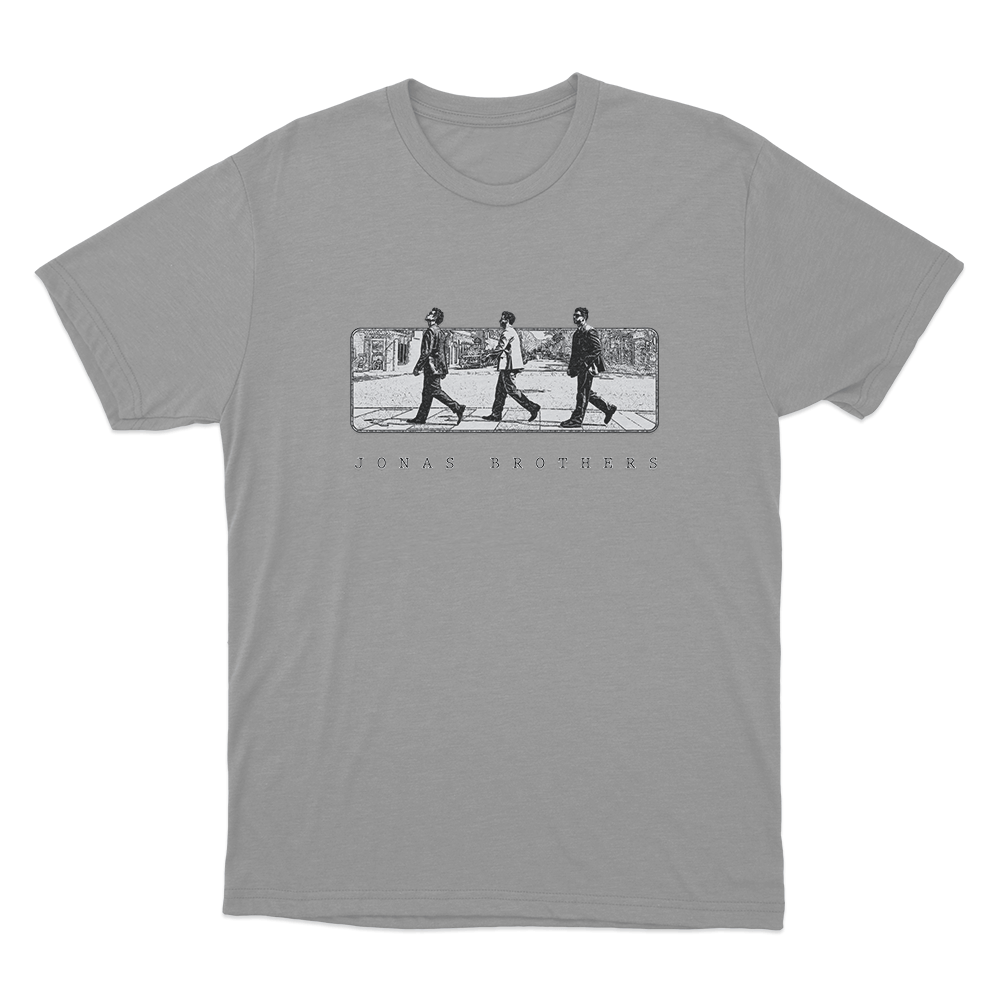 Jonas Road Tour Unisex T Shirt Grey Jonas Road Tour Unisex T Shirt Grey