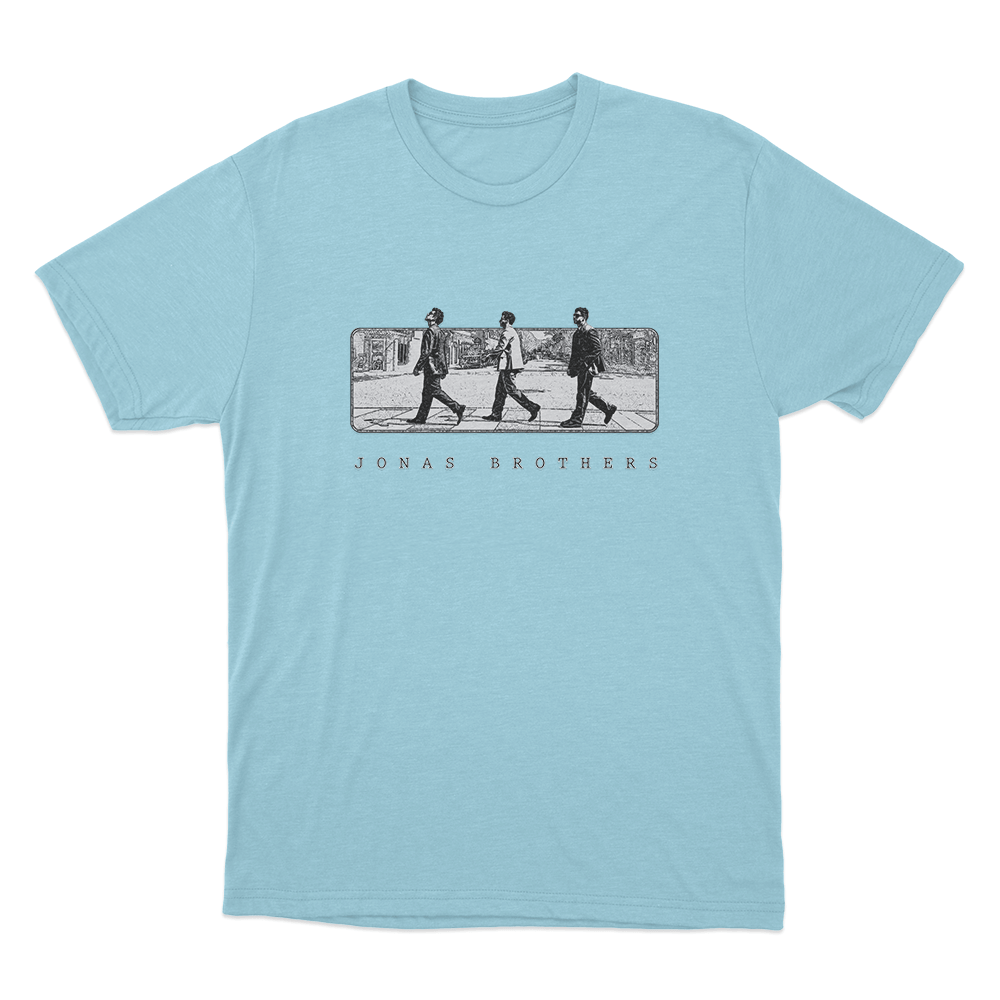 Jonas Road Tour Unisex T Shirt Sky Blue Jonas Road Tour Unisex T Shirt Sky Blue